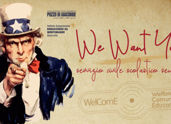 We Want YOU! Torna il Servizio Civile Scolastico Senior all’ICS Bonaccorso da Montemagno