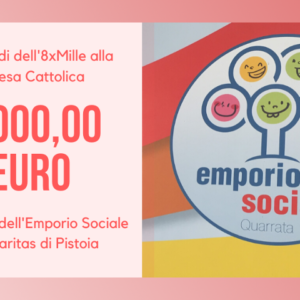 Contributo di 3.000 € per l’Emporio Sociale dalla Diocesi di Pistoia