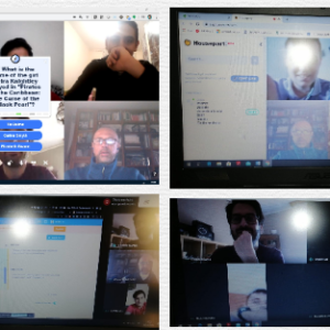 schermate di riunioni digitali