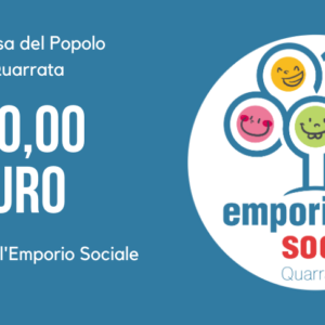 300 euro per l’Emporio Sociale da parte della Casa del Popolo di Quarrata