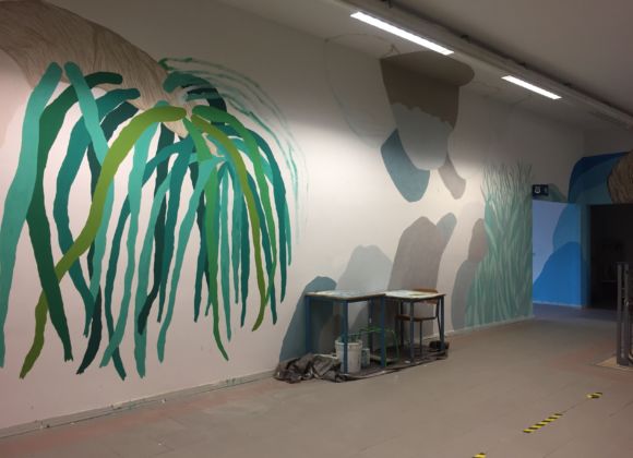 La Selva di Dante – Wall painting a scuola con l’artista Fargo