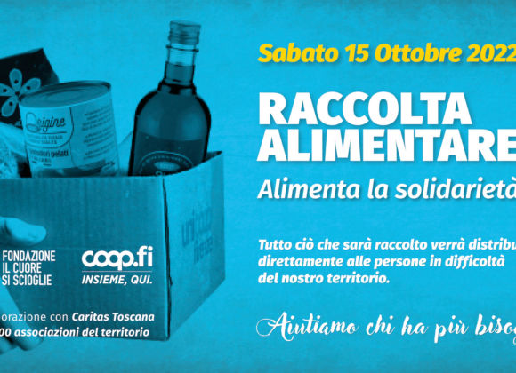Sabato 15 ottobre torna la raccolta alimentare di Unicoop Firenze