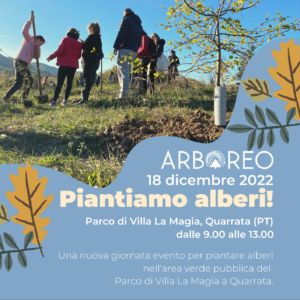 Domenica 18 dicembre evento Arboreo a Villa La Magia